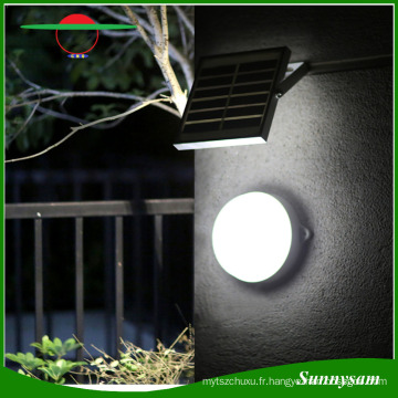 Rechargeable 9 LED Lampe de mur extérieur d&#39;intérieur actionné solaire pour le couloir extérieur de jardin de garage de couloir